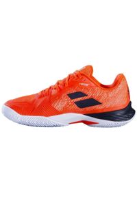 Buty tenisowe męskie Babolat Jet Mach 3 Clay Men. Kolor: czerwony, wielokolorowy, czarny, biały. Sport: tenis