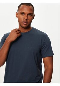 Calvin Klein Jeans T-Shirt Institutional J30J326402 Niebieski Regular Fit. Kolor: niebieski. Materiał: bawełna