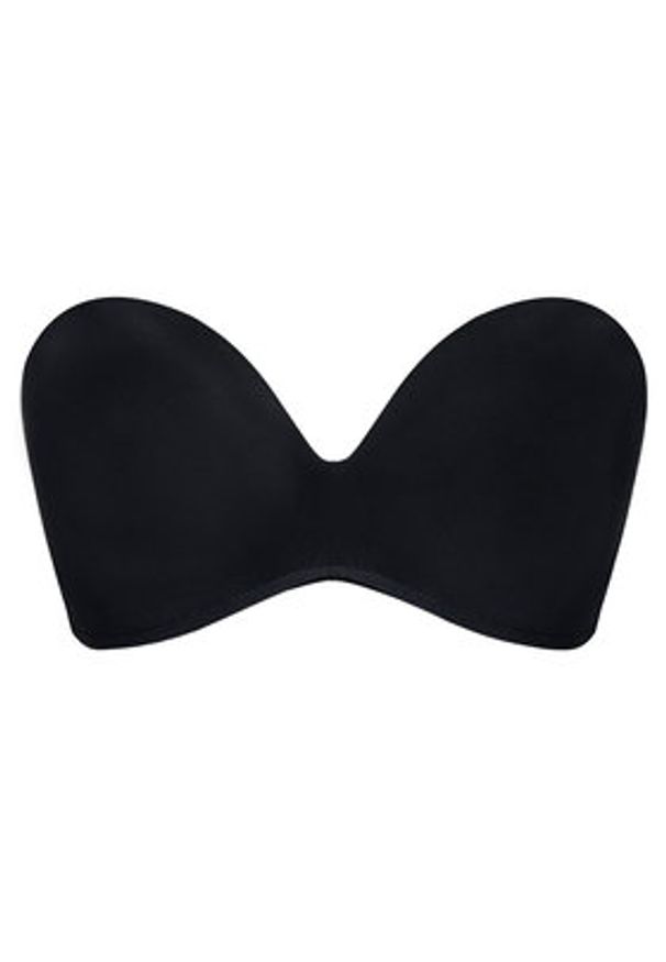 Wonderbra Biustonosz bardotka WB00032D Czarny. Kolor: czarny. Materiał: syntetyk