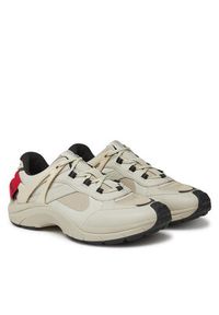 Hugo - HUGO Sneakersy GO2 50548581 Beżowy. Kolor: beżowy. Materiał: materiał #3