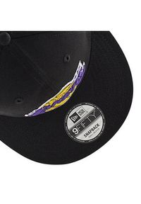 New Era Czapka z daszkiem 9Fifty Los Angeles Lakers 60245408 Czarny. Kolor: czarny. Materiał: materiał #3