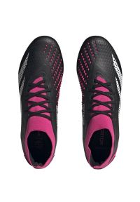 Adidas - Buty piłkarskie adidas Predator Accuracy.2 Fg M GW4586 czarne czarne. Zapięcie: sznurówki. Kolor: czarny. Materiał: guma, syntetyk. Sport: piłka nożna