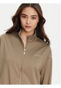 Guess Bluza V5YL09 KCX42 Brązowy Regular Fit. Kolor: brązowy. Materiał: syntetyk #4