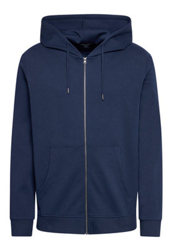 Jack & Jones Bluza Basic 12181901 Granatowy Regular Fit. Kolor: niebieski. Materiał: bawełna