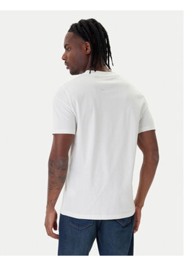 Hugo - HUGO T-Shirt Deyss 50553755 Beżowy Regular Fit. Kolor: beżowy. Materiał: bawełna