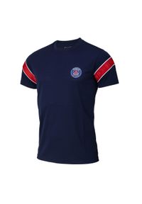 PARIS SAINT GERMAIN - Koszulka Piłkarska męska PSG. Kolor: czerwony, niebieski, wielokolorowy. Materiał: poliester. Sport: piłka nożna