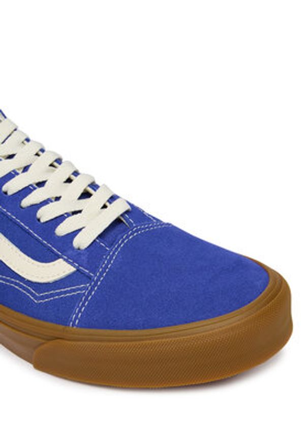 Vans Tenisówki Old Skool VN000D7ZFRX1 Niebieski. Kolor: niebieski. Materiał: skóra, zamsz
