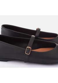 Marco Shoes Baletki Emma czarne. Zapięcie: pasek. Kolor: czarny #7