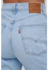 Levi's® - Levi's jeansy 70s damskie high waist. Okazja: na spotkanie biznesowe. Stan: podwyższony. Kolor: niebieski. Styl: biznesowy