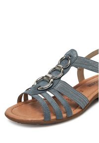 Remonte Sandały R3605-12 Niebieski. Kolor: niebieski. Materiał: skóra #5