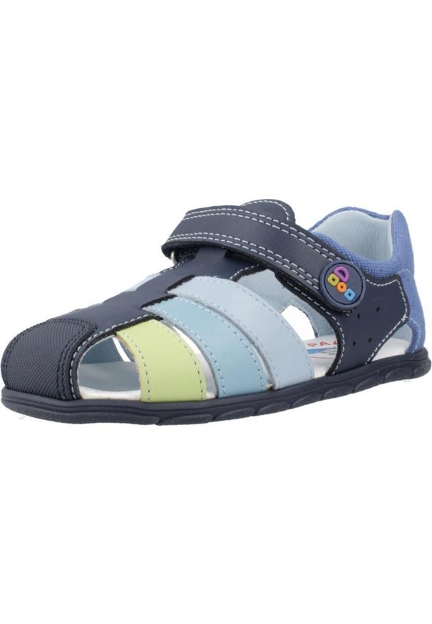 Pablosky - Sandały PABLOSKY 052322P Niebieski. Kolor: niebieski. Materiał: skóra, tkanina. Sezon: lato