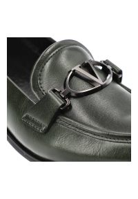 Zielone Półbuty Vinceza Damskie Eleganckie Obuwie. Zapięcie: bez zapięcia. Kolor: zielony. Materiał: skóra ekologiczna. Szerokość cholewki: normalna. Obcas: na obcasie. Styl: elegancki. Wysokość obcasa: niski #5