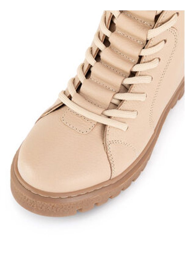 Go Soft Trzewiki WI32-FATIMA-01 Beżowy. Kolor: beżowy. Materiał: skóra