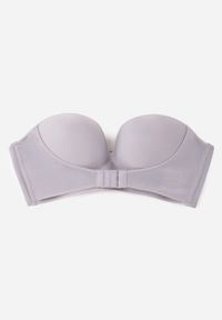 Renee - Szary Usztywniany Biustonosz Miseczka C Push Up Wykończony Dodatkowym Ramiączkiem Evias. Kolor: szary. Rodzaj stanika: push-up #1
