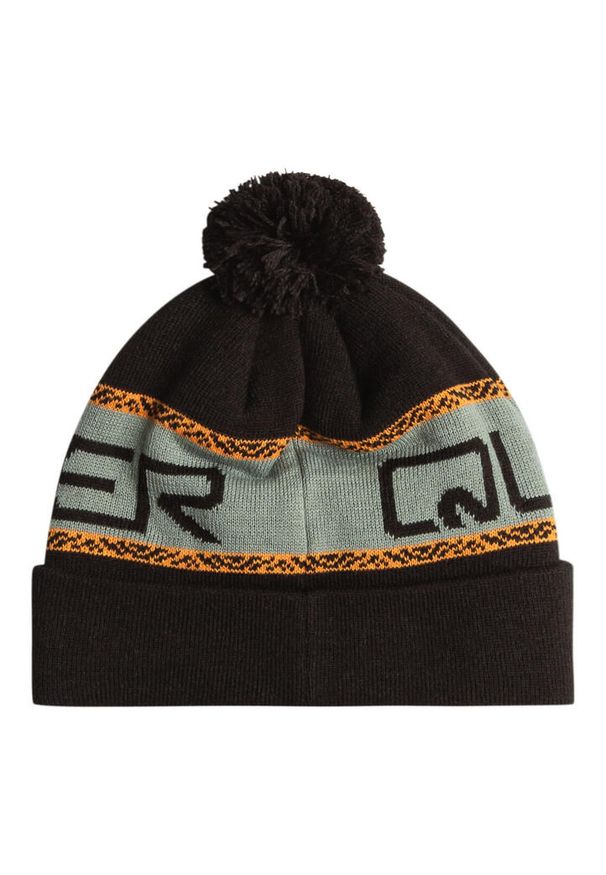 Quiksilver - Czapka z mankietem dla Mężczyzn SUMMIT Czarny. Kolor: czarny. Materiał: akryl, materiał. Wzór: haft