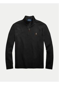 Polo Ralph Lauren Bluza Lsl 710671929001 Czarny Regular Fit. Typ kołnierza: polo. Kolor: czarny. Materiał: bawełna #5