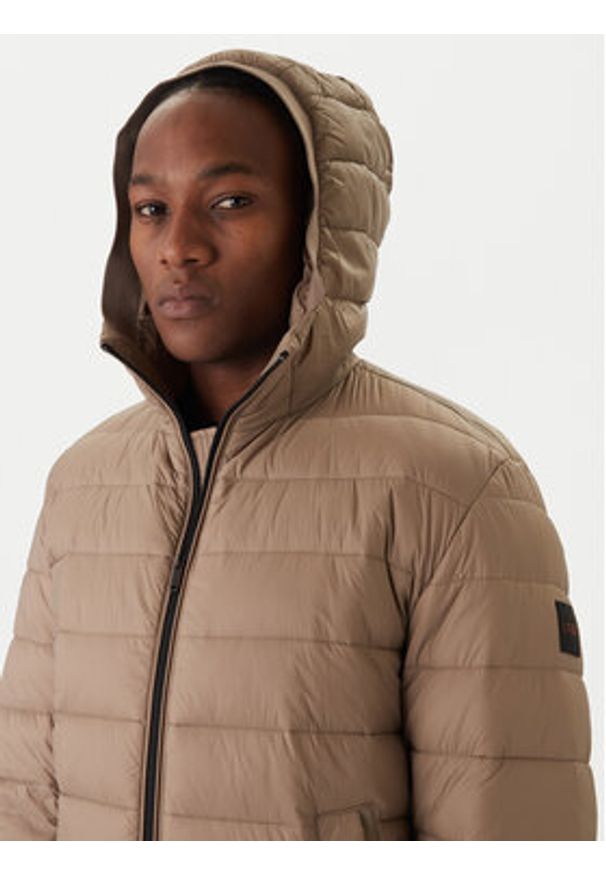 BOSS Kurtka przejściowa Odenis 50543616 Beżowy Regular Fit. Kolor: beżowy. Materiał: syntetyk