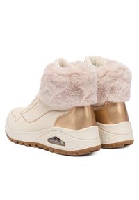 skechers - Skechers Botki Uno Rugged 167993/NTGD Écru. Materiał: skóra #5