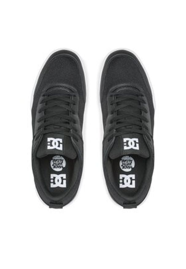 DC Shoes Sneakersy Transit ADYS700227 Czarny. Kolor: czarny. Materiał: materiał