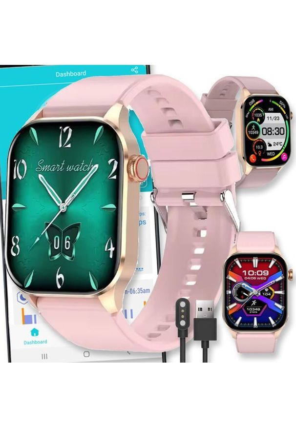 Smartwatch Active Band SMARTWATCH ZEGAREK WATCH MENU PL DAMSKI MĘSKI ROZMOWY SPORT POLSKIE PULS T98. Rodzaj zegarka: smartwatch. Styl: sportowy