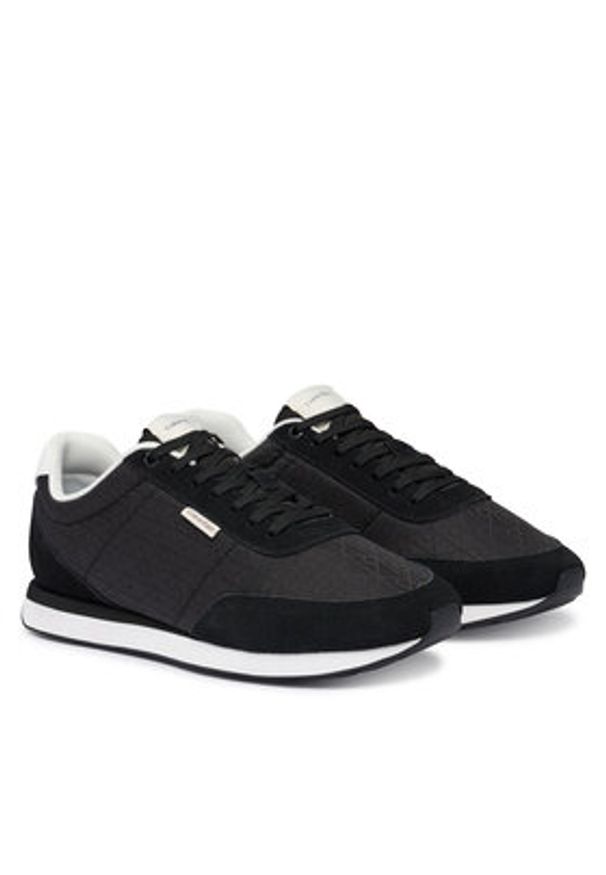 Calvin Klein Sneakersy Retro Runner Ripstop Aop Ny HM0HM02140 Czarny. Kolor: czarny. Materiał: materiał