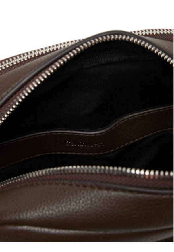 Calvin Klein Saszetka Micro Pebble Crossbody S LV04D3076G Brązowy. Kolor: brązowy. Materiał: skóra