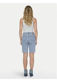 only - ONLY Szorty jeansowe Emily 15311259 Niebieski Straight Fit. Kolor: niebieski. Materiał: bawełna #7