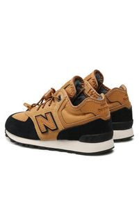 New Balance Sneakersy PV574HXB Brązowy. Kolor: brązowy. Materiał: zamsz, skóra. Model: New Balance 574 #3