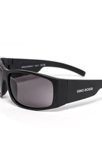 Gino Rossi Okulary przeciwsłoneczne MR22LQ006S-3 Czarny. Kolor: czarny
