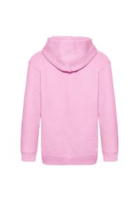FRUIT OF THE LOOM - Bluza Z Kapturem Premium Dla Dzieci. Typ kołnierza: kaptur. Kolor: różowy