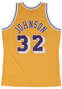 Mitchell & Ness - Koszulka Nba Los Angeles Lakers Magic Johnson. Kolor: wielokolorowy, żółty. Sport: koszykówka #2