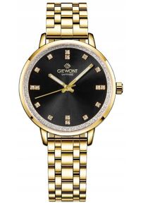 Zegarek Giewont Zegarek Damski Giewont Sapphire Złoto Czarny GW7370-B4. Kolor: czarny, złoty, wielokolorowy #1