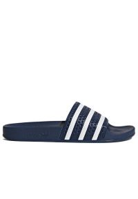 Adidas - Klapki adidas Adilette Slides 288022 - granatowe. Okazja: na co dzień. Zapięcie: pasek. Kolor: niebieski. Materiał: syntetyk. Sezon: lato. Sport: pływanie #1