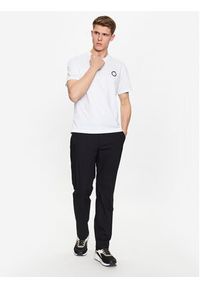 Trussardi Jeans - Trussardi T-Shirt 52T00723 Biały Regular Fit. Kolor: biały. Materiał: bawełna