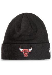 New Era Czapka Nba Essential Knit 12156075 Czarny. Kolor: czarny. Materiał: materiał