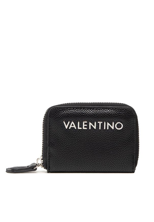 VALENTINO - Valentino Mały Portfel Damski Divina VPS1R4139G Czarny. Kolor: czarny. Materiał: skóra