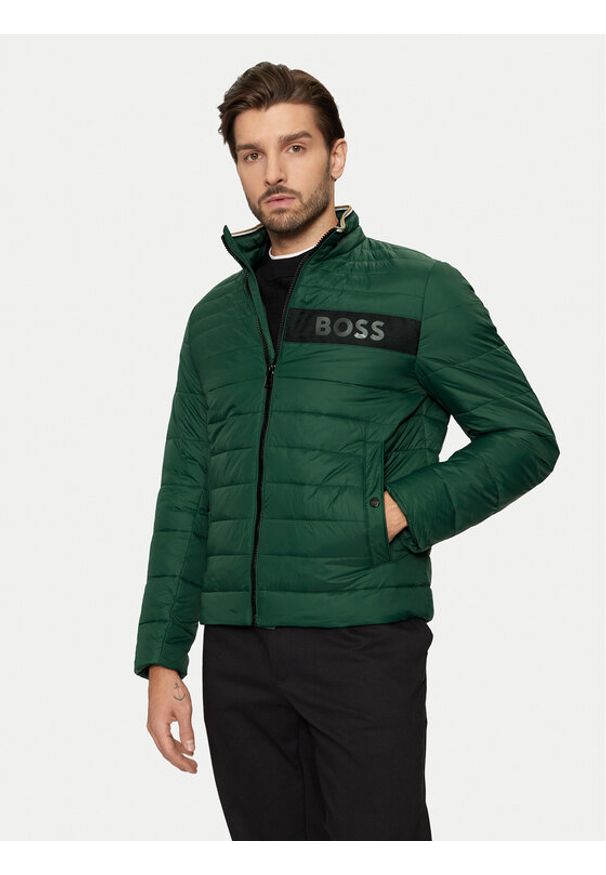 BOSS - Boss Kurtka puchowa Darolus 50464308 Zielony Regular Fit. Kolor: zielony. Materiał: syntetyk