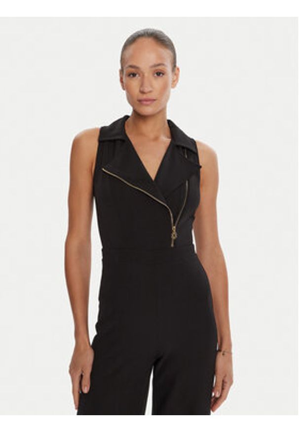 Rinascimento Kombinezon CFC0125599003 Czarny Regular Fit. Kolor: czarny. Materiał: syntetyk