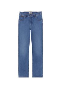 Wrangler - WRANGLER TEXAS SLIM MĘSKIE SPODNIE JEANSOWE PISCES W12SLD369