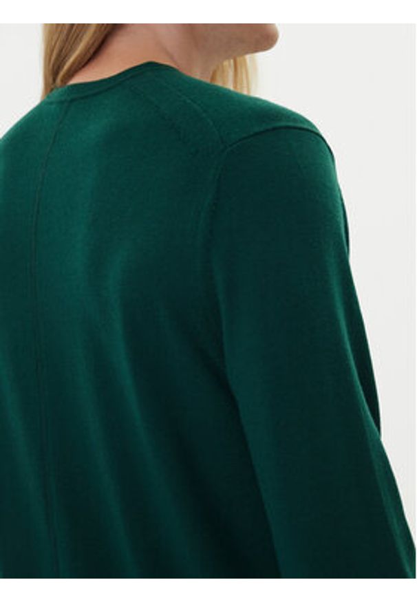 Calvin Klein Sweter LV04LB305G Zielony Regular Fit. Kolor: zielony. Materiał: wełna