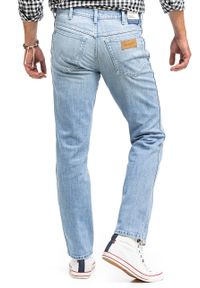 Wrangler - WRANGLER TEXAS MĘSKIE SPODNIE JEANSOWE JEANSY LOVESICK W121Y728Q 112320119. Okazja: na co dzień. Sezon: lato. Styl: klasyczny, casual, elegancki #6