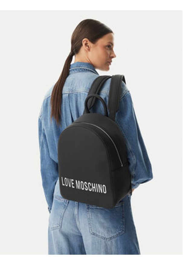 Love Moschino - LOVE MOSCHINO Torebka JC4057PP1BLE0600 Różowy. Kolor: czarny. Materiał: skóra