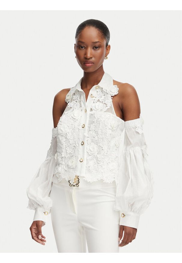 Babylon Koszula W MF0308 Biały Regular Fit. Kolor: biały