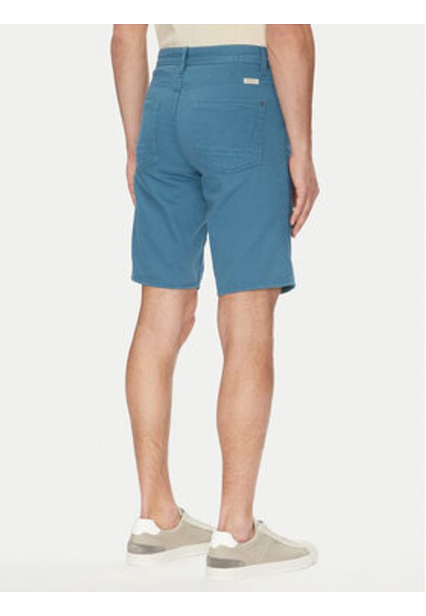 Blend Szorty jeansowe 20718128 Niebieski Regular Fit. Kolor: niebieski. Materiał: bawełna