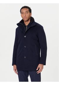 PAUL & SHARK - Paul&Shark Płaszcz wełniany 15312418 Granatowy Regular Fit. Kolor: niebieski. Materiał: kaszmir #1