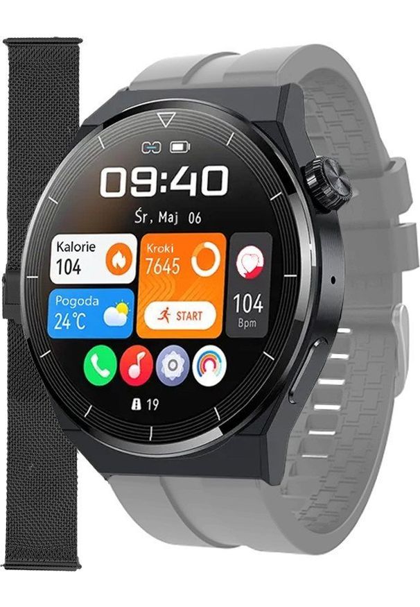 Smartwatch Enter SAT.14.5312.144-SET Szary. Rodzaj zegarka: smartwatch. Kolor: szary