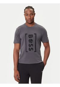 BOSS T-Shirt Iconic TL 50543905 Szary Relaxed Fit. Kolor: szary. Materiał: bawełna
