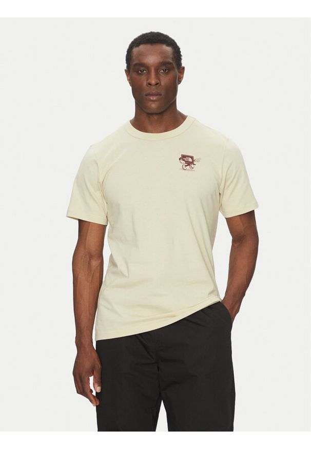 The North Face T-Shirt NF0A8C303X41 Beżowy Relaxed Fit. Kolor: beżowy. Materiał: bawełna