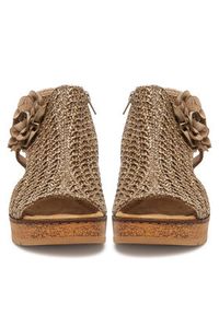 Rieker Sandały 63791-60 Brązowy. Kolor: brązowy. Materiał: materiał #4
