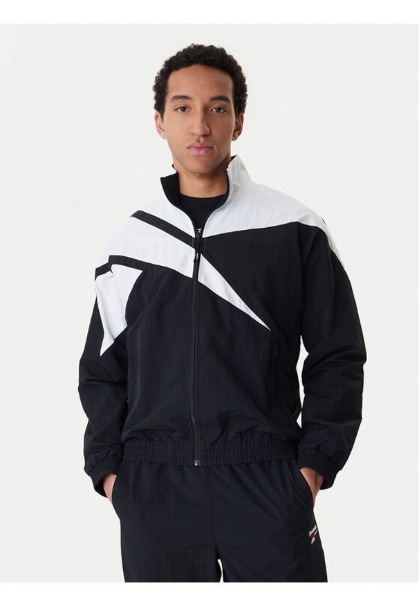 Reebok Bluza Bailham RK25551CCM Czarny Relaxed Fit. Kolor: czarny. Materiał: syntetyk